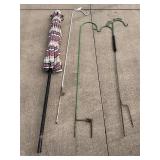 Umbrella and Sheppard hooks