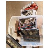 Extension Cords, caulking gun, and misc nails