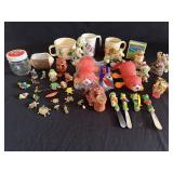 Vintage Collectable Beaver and Turtle Items