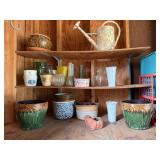 Vases, Pots, and Watering Can