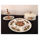 Vintage Kromex Cake cover , Vintage Serving Trays