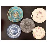 Decorative Plates and Glass Bowl