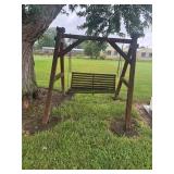 Large Wooden Swing