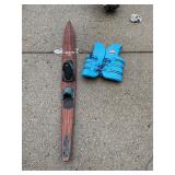 Water Ski and Life Jacket