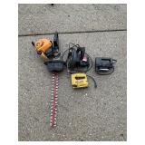 Hedge Trimmer & Assorted Saws