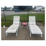 5- Poolside Lounge Style Chairs