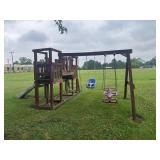 Kids Wooden Swing-set