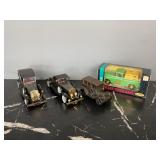 Die-Cast cars and Pickup Truck Bank