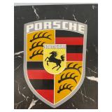 Porsche Classic Crest Enamel Sign
