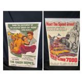 The Green Helmet and Red Line 7000 Posters