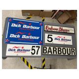 Dick Barbour Racing Signs