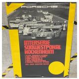 Original 1973 Porsche Factory Racing Poster
