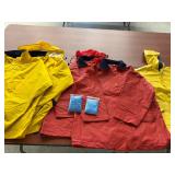 5 Raincoats 2 Ponchos