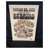 1972 12 Hours of Sebring Poster