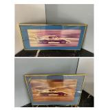 Dick Barbour Framed Race Car Photos