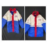 2 puffer racing coats - Med & Large