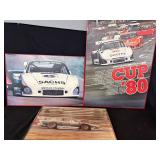 3 Dick Barbour Cars framed Photos