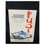 Porsche Sieg 1983 Poster on brd