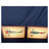 Wooden Paintings Old Airplanes