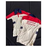 5 womenï¿½s Assorted Racing Polos