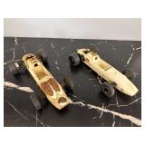 2 Antique RC  Toy Cars
