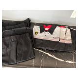 4 Crew Shirts & 4 Black Pants