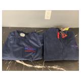 polar fleece quarter zip & Dick Barbour wind shirt