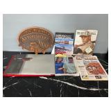 Program, books, shirt bus, auto sign
