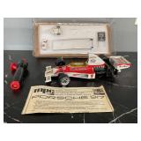 Metal toy race car