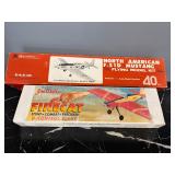 2 Vintage Airplane Models
