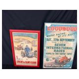 2 Racing Advertisements & 1 Poster