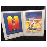Two 1984 Summer Olympic posters