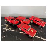 4 1957 Chevy Gasser Gas Power cars toys