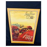 1923 Fiat Poster on Board