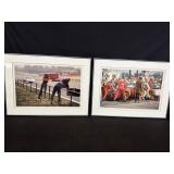 2 Framed & Matted Photos