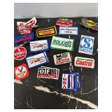 Assorted patches.