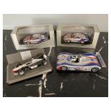 4 Porsche & Mercedes model cars