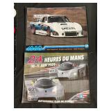 Assorted Vintage Racing Posters