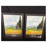 Two black frames