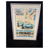 Vintage Framed & Matted Poster