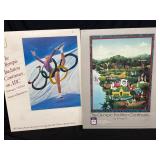 Two 1984 Olympic posters.