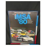 Framed Porsche IMSA Poster