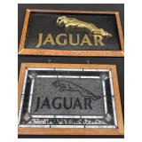 2 Jaguars wall hangings