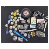 Key Chains, Golf Practice Weight, & Ash Tray