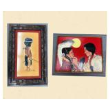 Bob McCoy framed Art