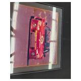 Race car poster - signed