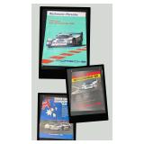 Vtg Porsche posters
