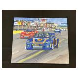 Canvas painting by Simon Ward 2023