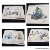 4 Vintage Porsche Technical and Service Posters