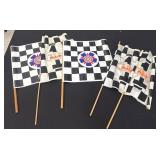Vintage Indianapolis Motor Speedway Hand Flags